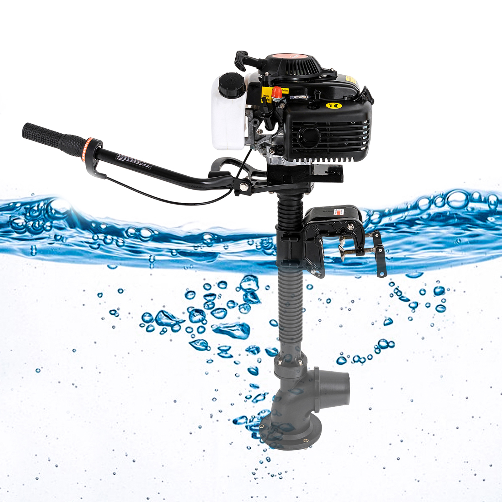 Fishing Boat Outboard Motor - 4 Stroke 4HP Outboard Motor Fishing