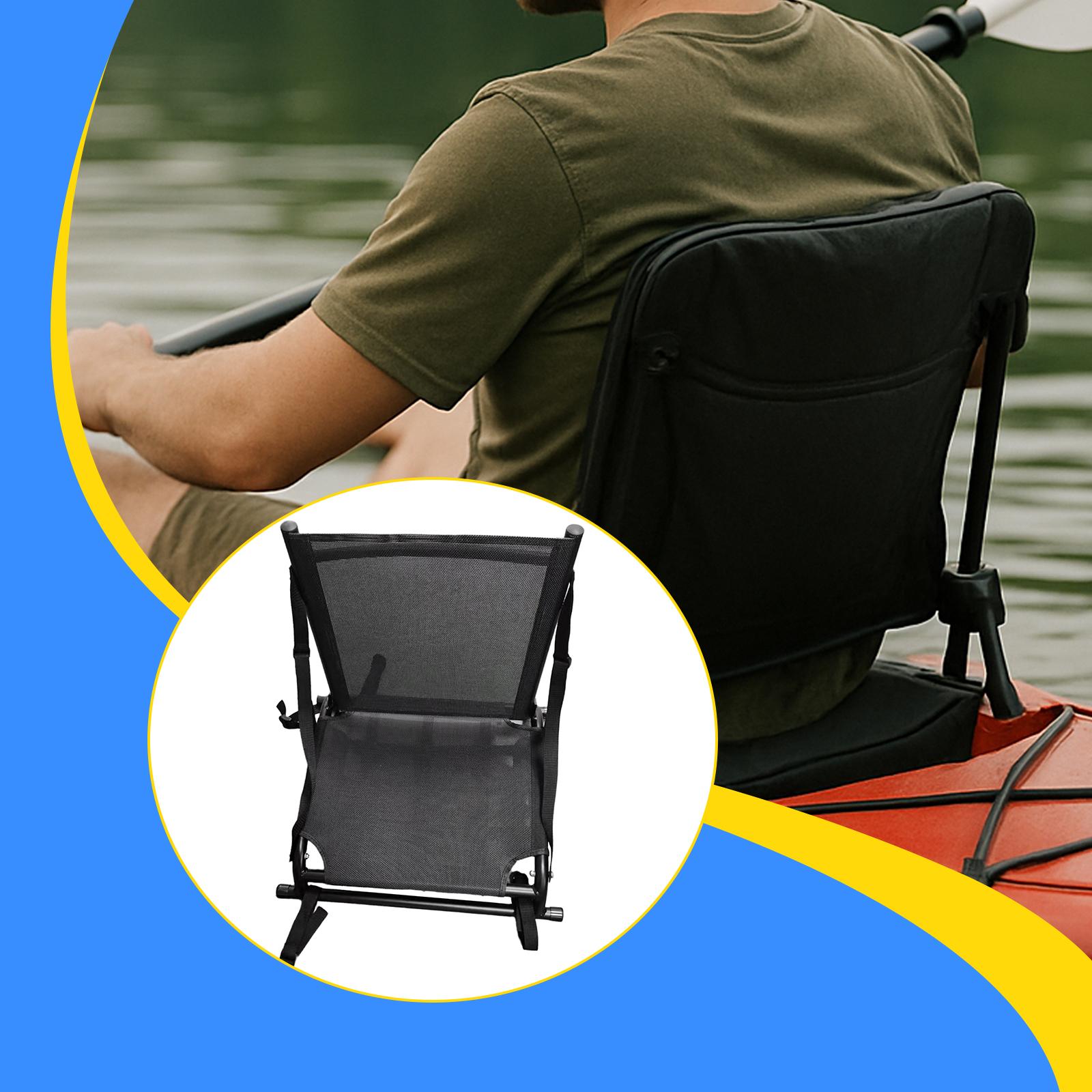 Fishing Boat Trailer - Kayak Seat with Back Support,Folded,for Sit