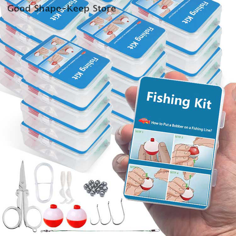 Fishing Boat Oar - 24Pcs Emergency Fishing Kit Portable Mini
