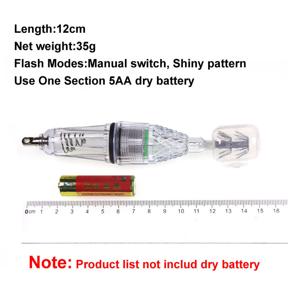 1pc 12cm 17cm 5AA Battery LED  - Fishing Boat Navigation Light ulasan dan harga
