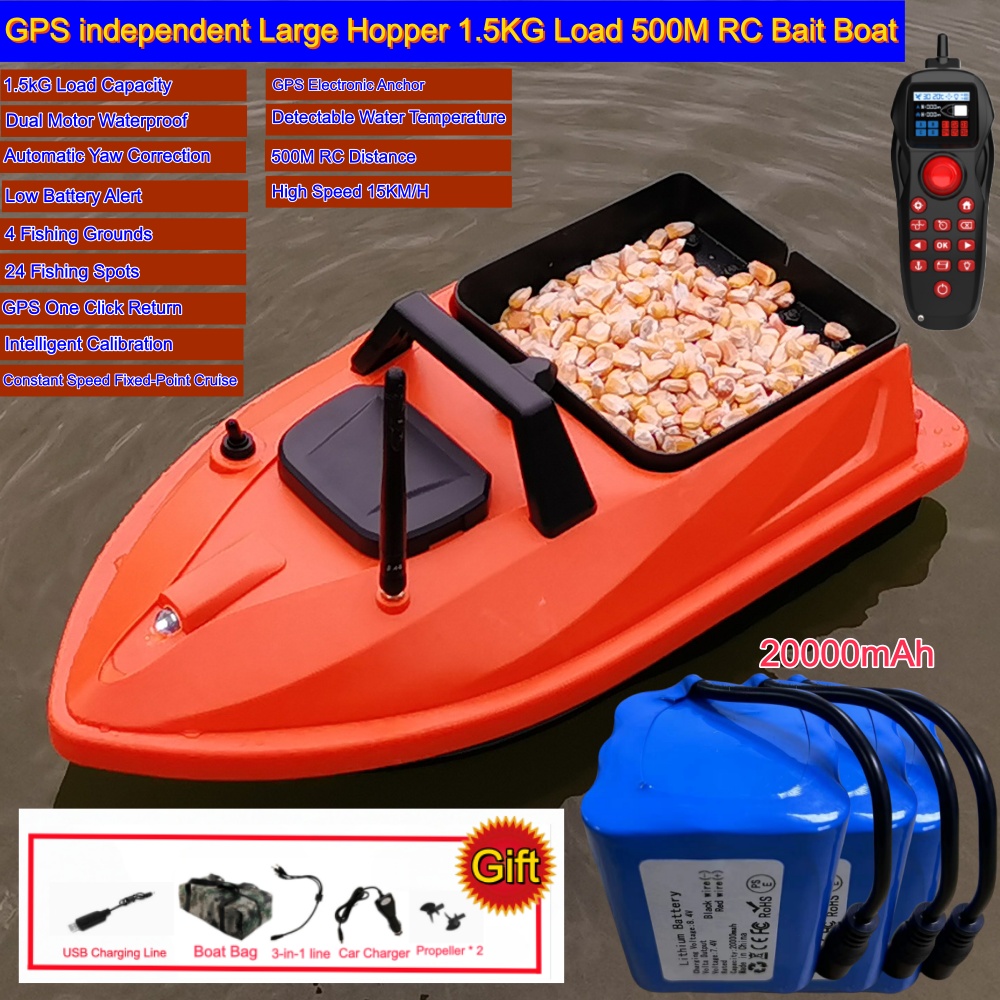 NEW GPS Fishing Bait Boat 1.5k - Fishing Boat Gps ulasan dan harga