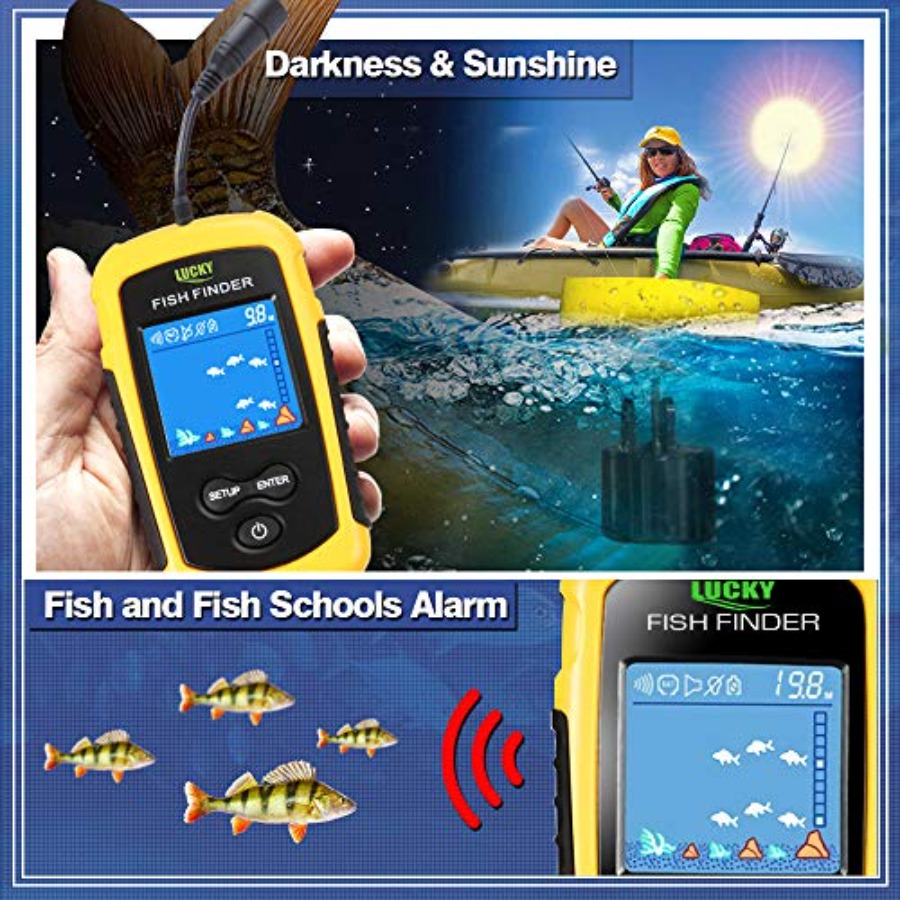 Kayak Portable Fish Depth Find - Fishing Boat Depth Finder ulasan dan harga