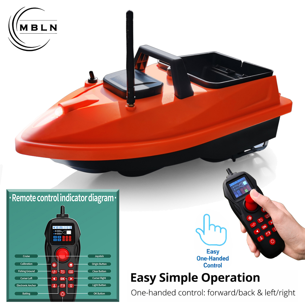 MBLN Mini GPS Bait Boat – 24 W - Fishing Boat Gps ulasan dan harga
