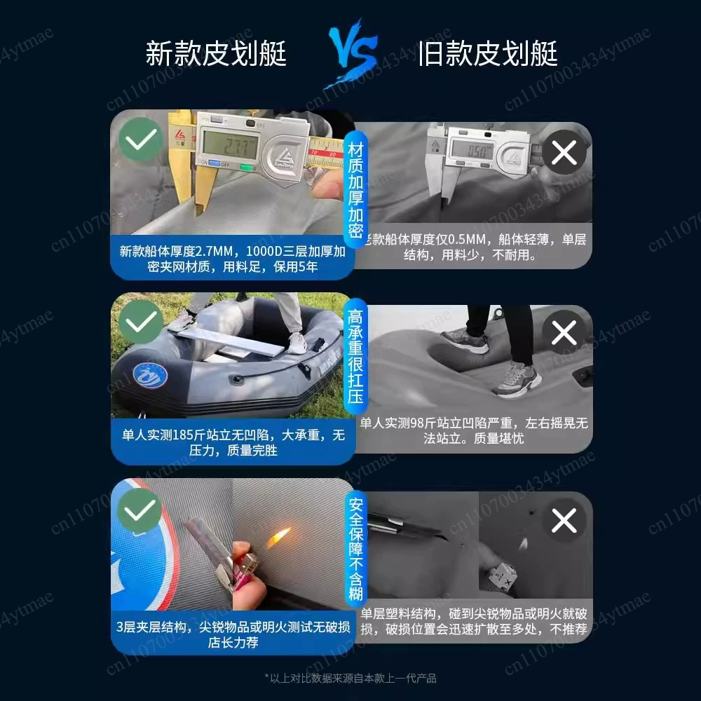 Portable Abrasion Proof Inflat - Fishing Boat Inflatable ulasan dan harga