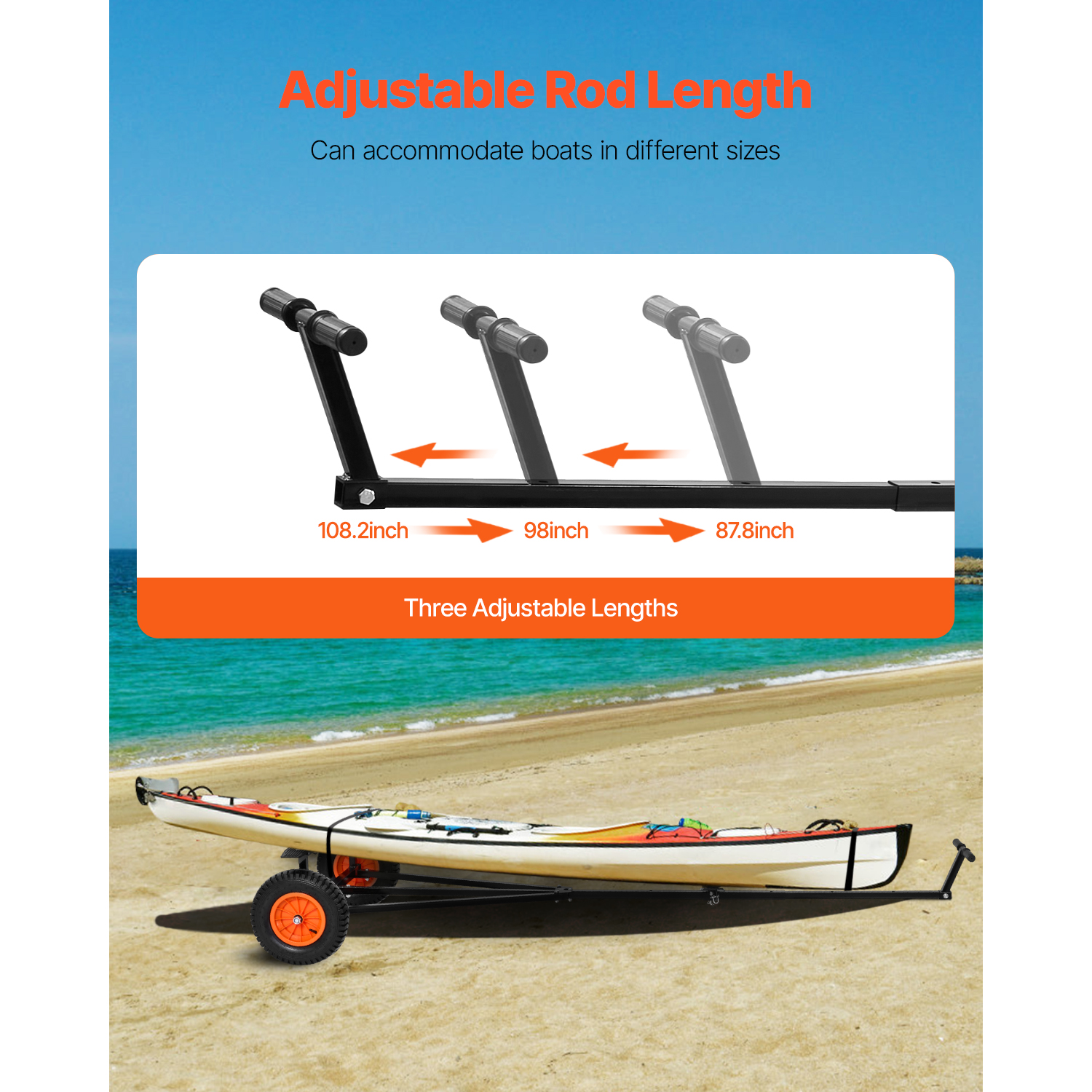SucceBuy 420lbs Boat Trailer D - Fishing Boat Trailer ulasan dan harga