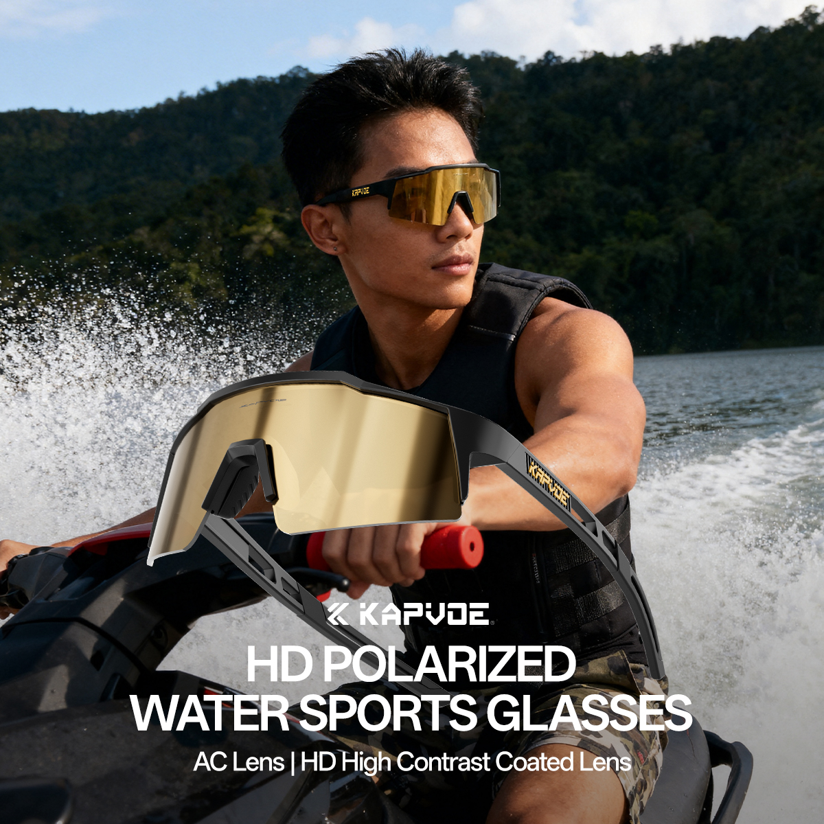 KAPVOE UV400 Anti-glare Surfin - Fishing Boat Trailer ulasan dan harga