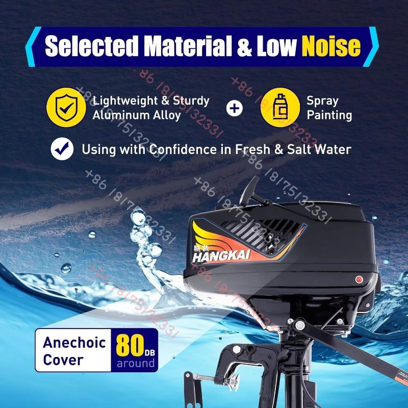 HANGKAI Outboard Motor, 3.6  2 - Fishing Boat Outboard Motor ulasan dan harga