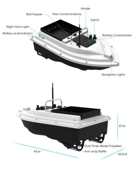 New 12V High Speed Carp Fishin - Fishing Boat Gps ulasan dan harga