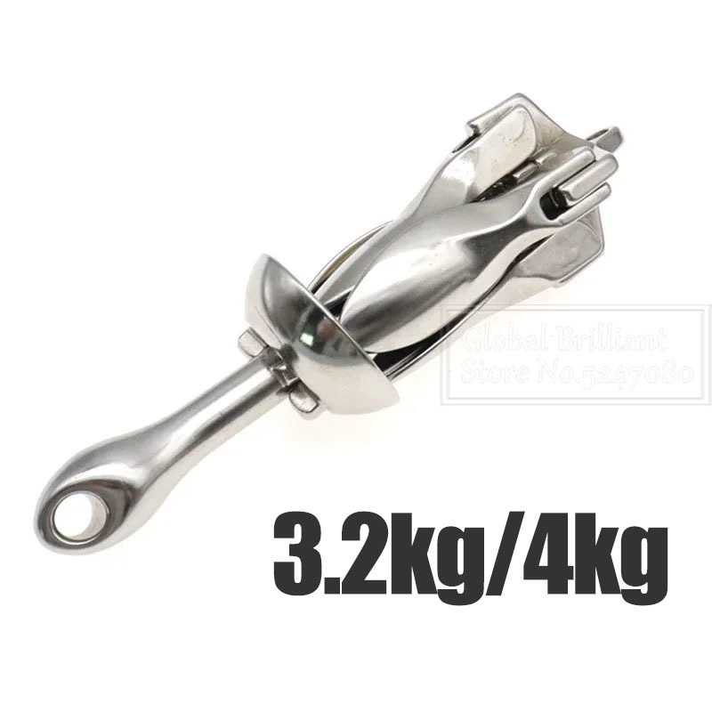 3.2KG/4KG Boat Stainless Steel - Fishing Boat Anchor ulasan dan harga