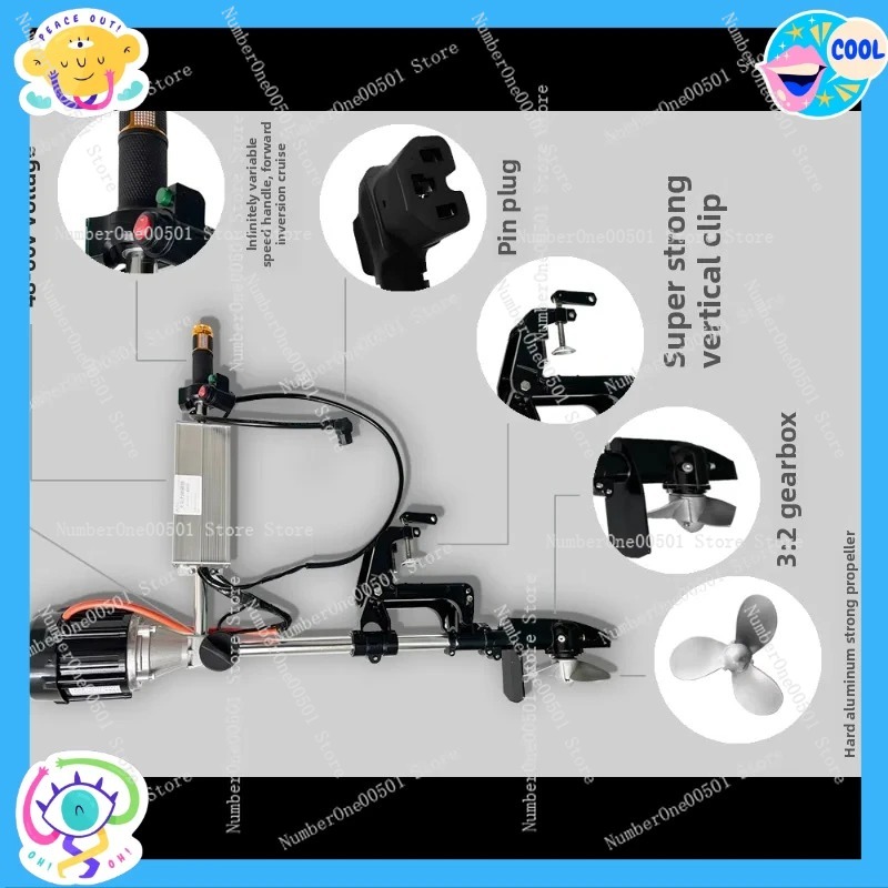 12V 24V 48V 60V 72V Brushless  - Fishing Boat Trolling Motor ulasan dan harga