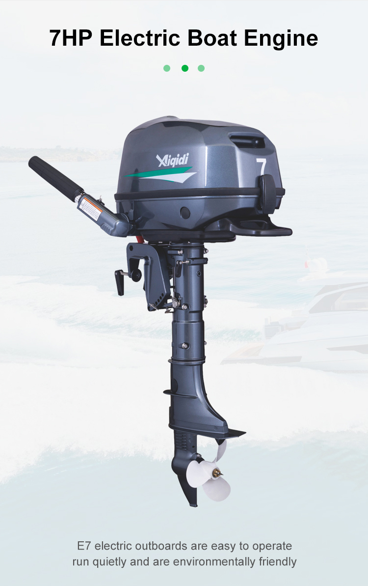 AIQIDI E7 7HP Boat Motor Water - Fishing Boat Outboard Motor ulasan dan harga