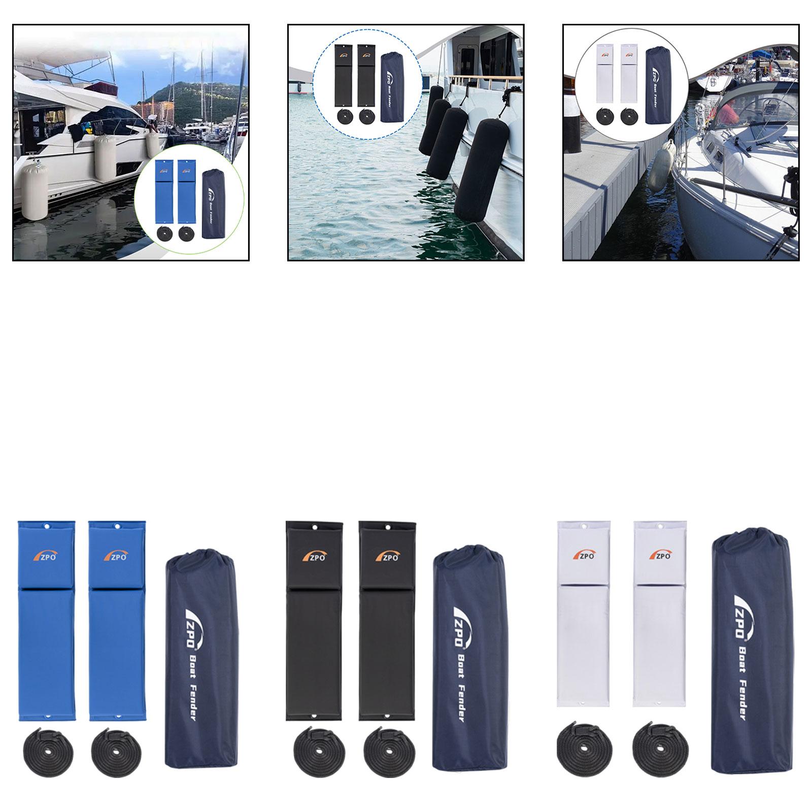2Pcs Flat Boat Fender with Rop - Fishing Boat Paddle ulasan dan harga