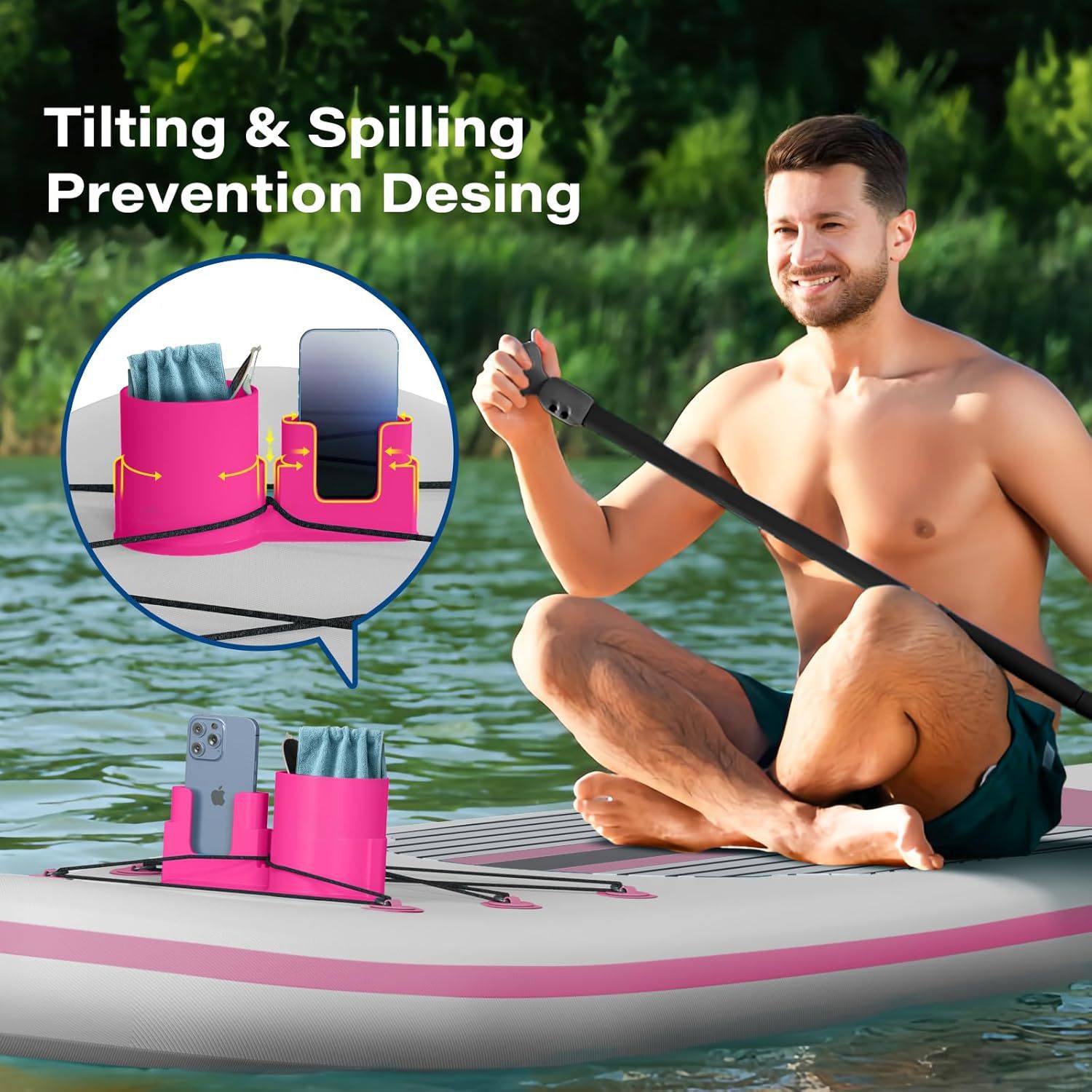Kayak Drink Holder Surfboard K - Fishing Boat Anchor ulasan dan harga
