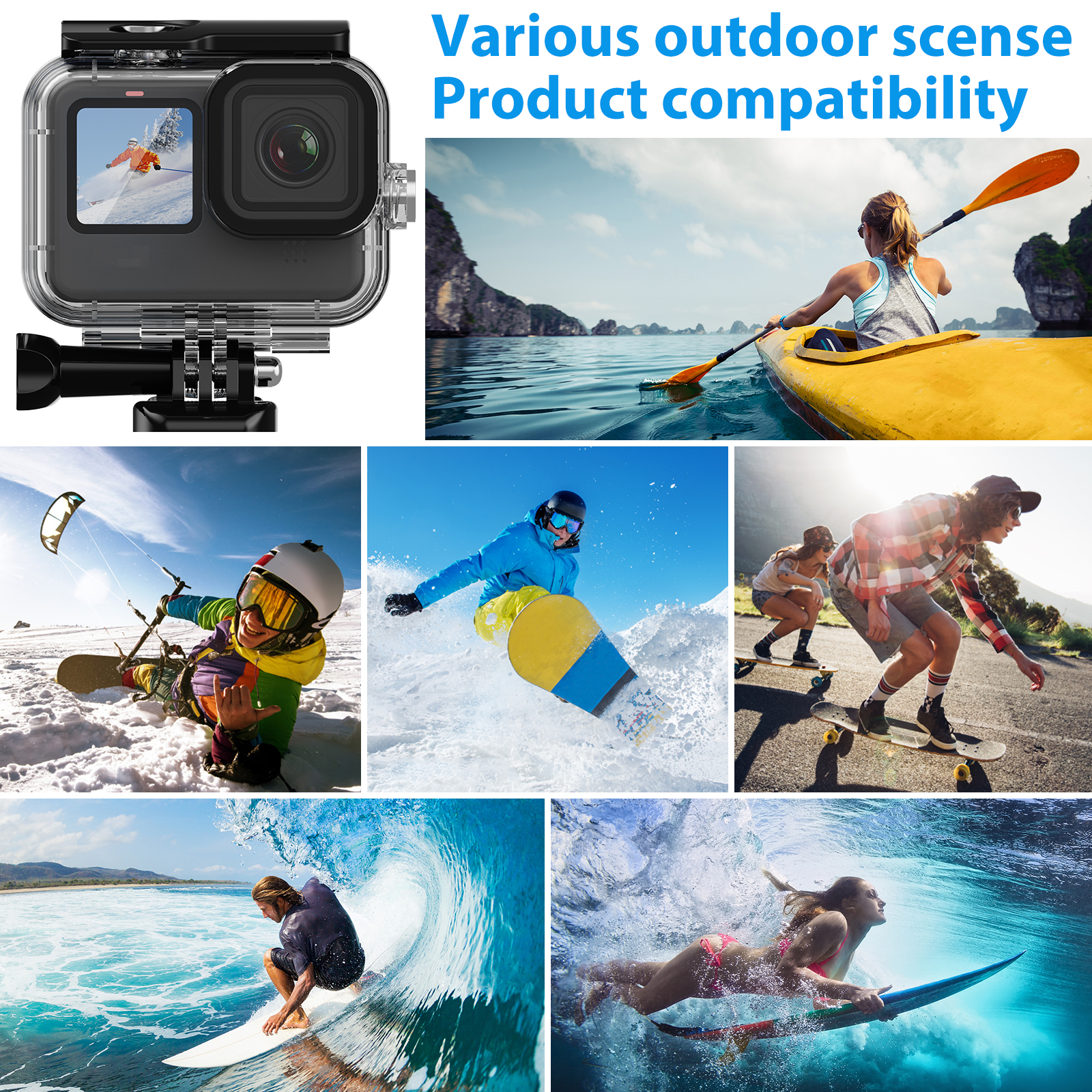 Action Camera Accessories For  - Fishing Boat Cover ulasan dan harga
