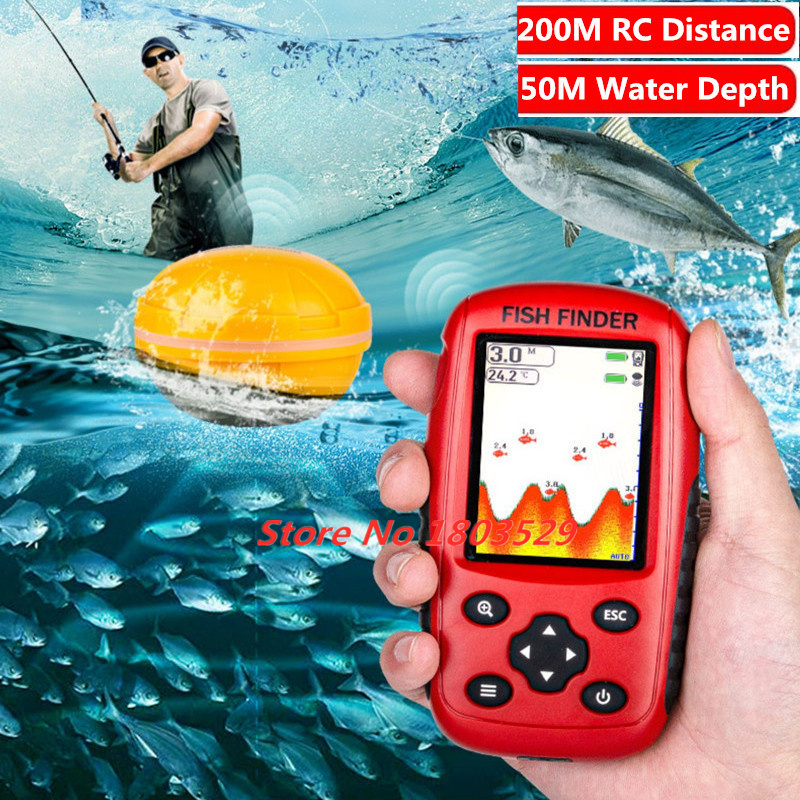 Update 200M Portable Sonar Fis - Fishing Boat Depth Finder ulasan dan harga