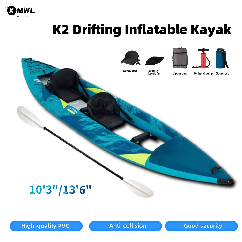 Canoe Kayak Inflatable Boat 1- - Fishing Boat Trailer ulasan dan harga
