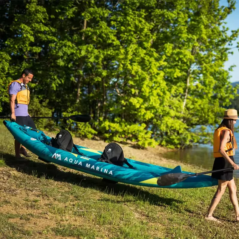 Canoe Kayak Inflatable Boat 1- - Fishing Boat Trailer ulasan dan harga