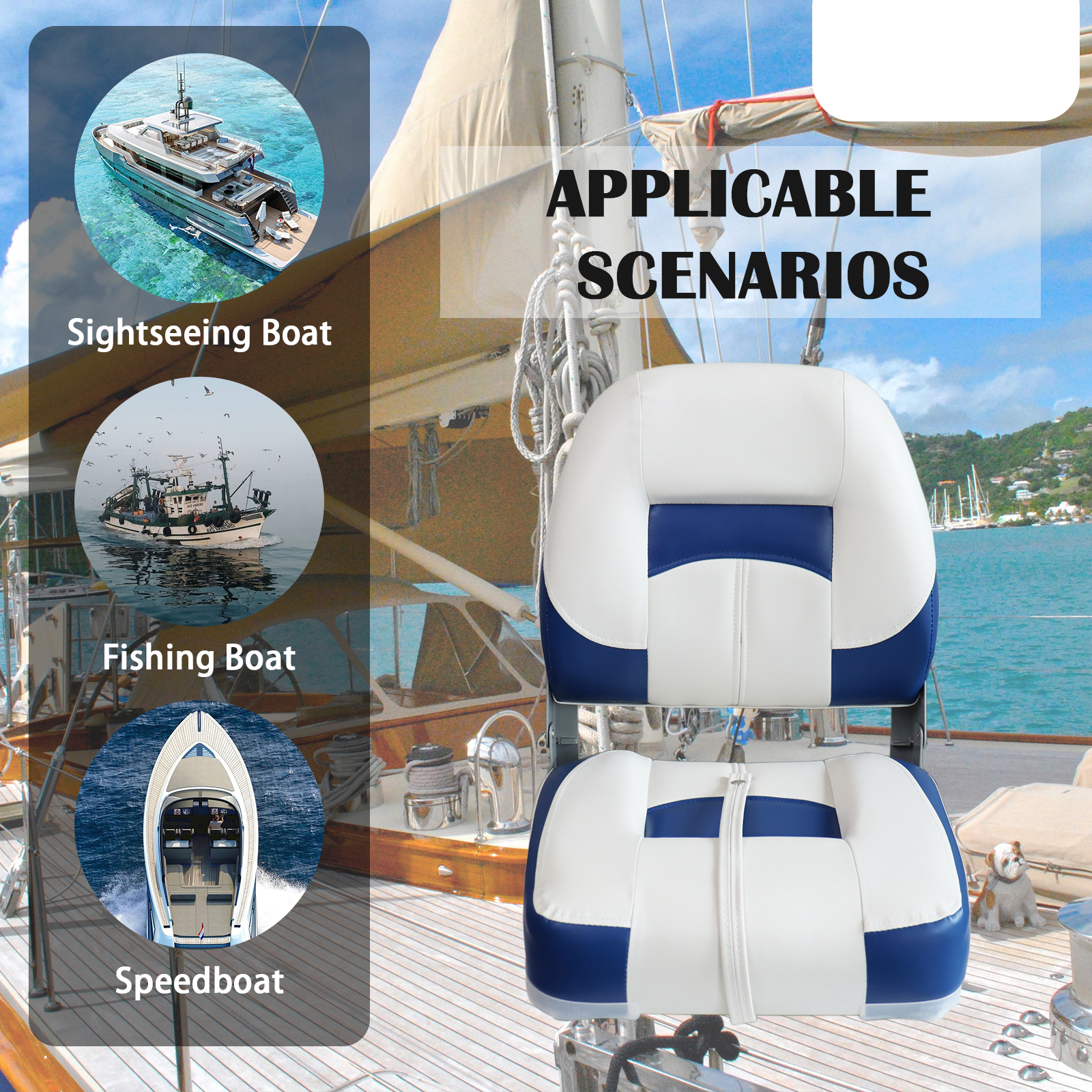 Folding Bass Boat Seats Classi - Fishing Boat Seat ulasan dan harga
