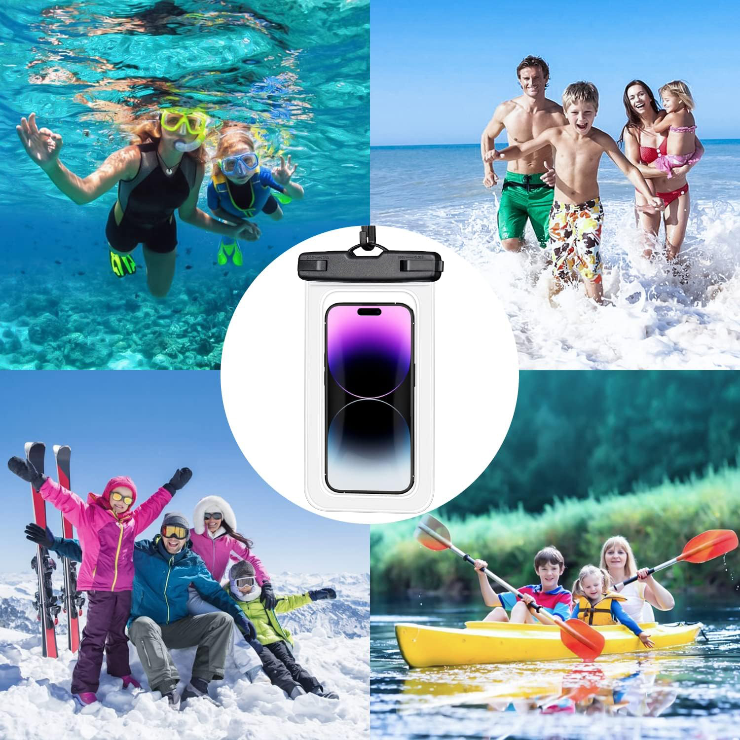 Waterproof Phone Case Swimming - Fishing Boat Cover ulasan dan harga