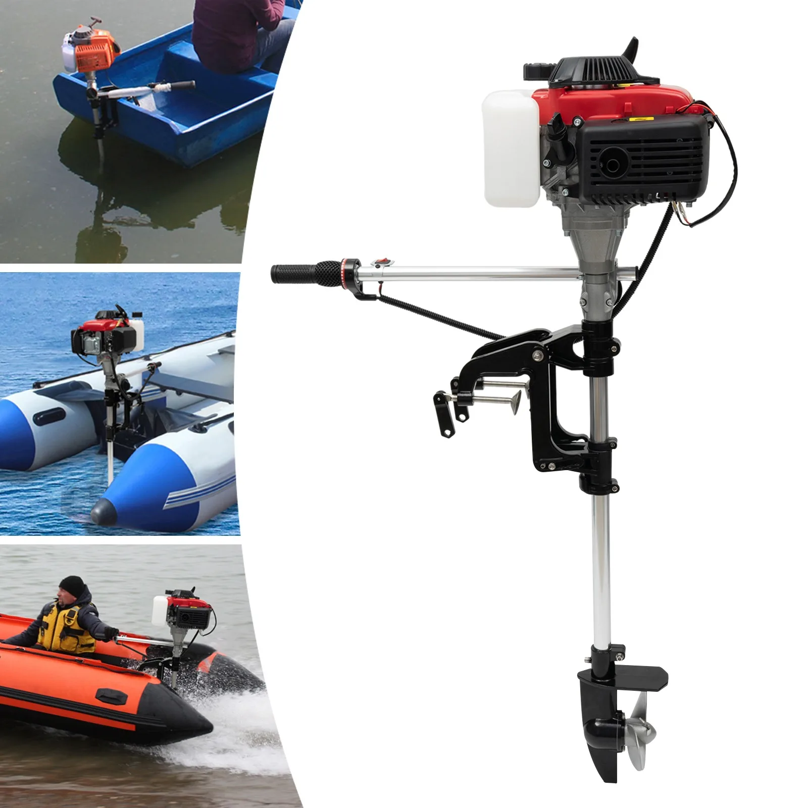 4-Stroke 4HP Boat Outboard Mot - Fishing Boat Outboard Motor ulasan dan harga