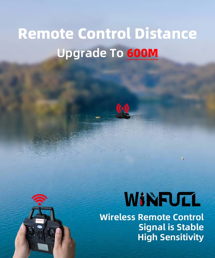 WINFULL Wireless Remote Contro - Fishing Boat Gps ulasan dan harga
