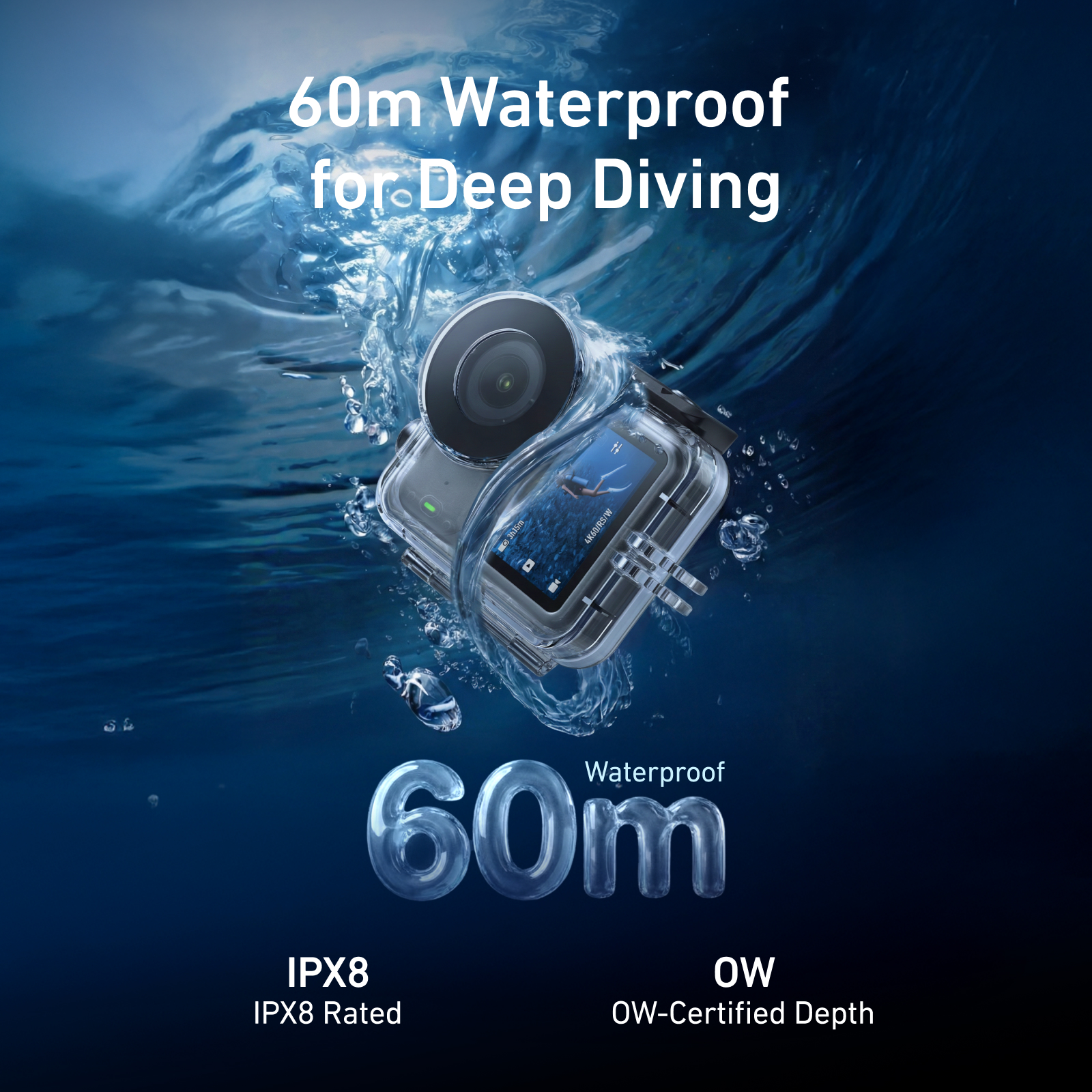 TELESIN 60M Diving Waterproof  - Fishing Boat Cover ulasan dan harga