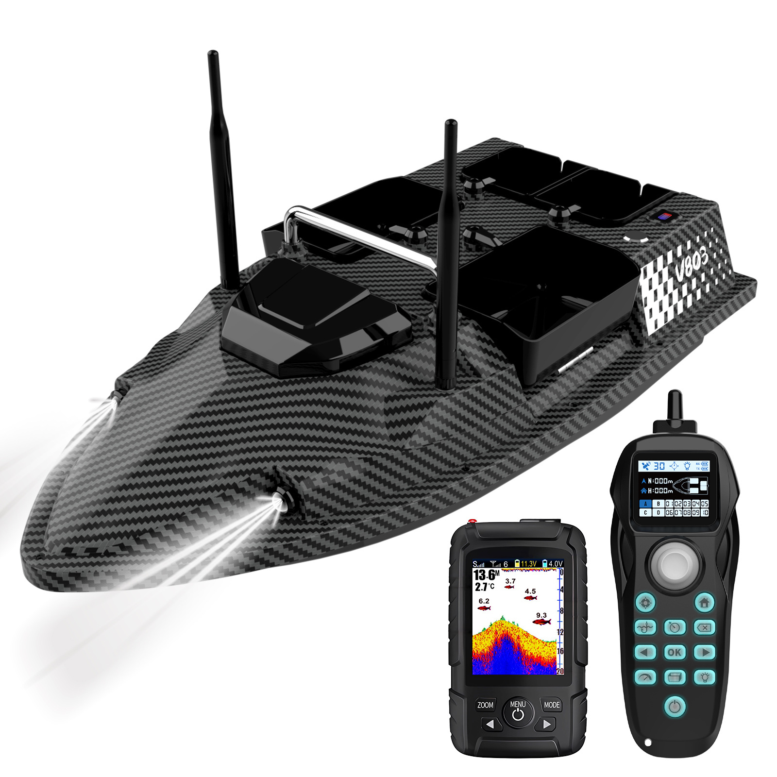 V803Pro GPS Enabled Remote Con - Fishing Boat Gps ulasan dan harga
