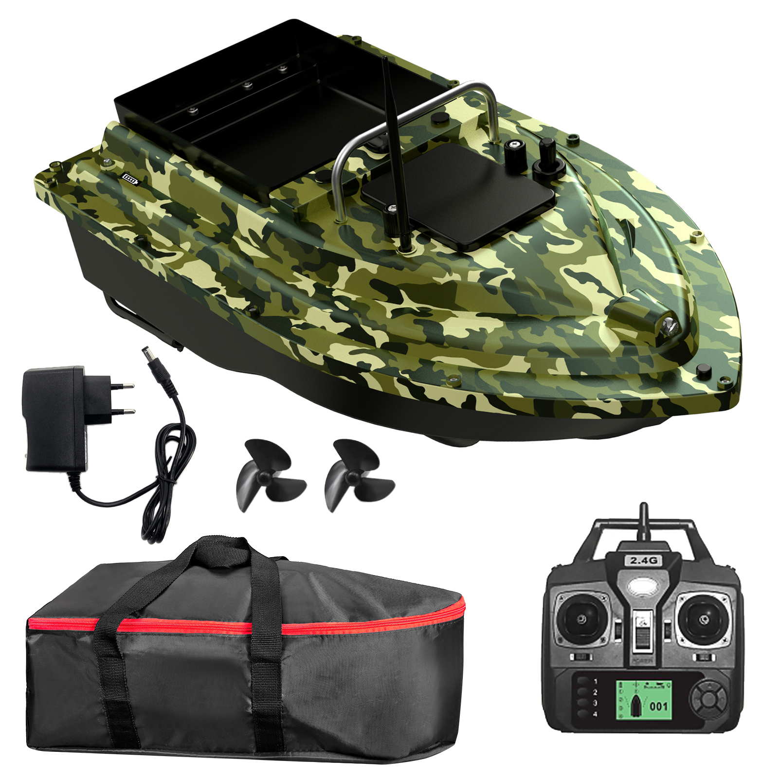 D16E GPS Fishing Bait Boat wit - Fishing Boat Gps ulasan dan harga