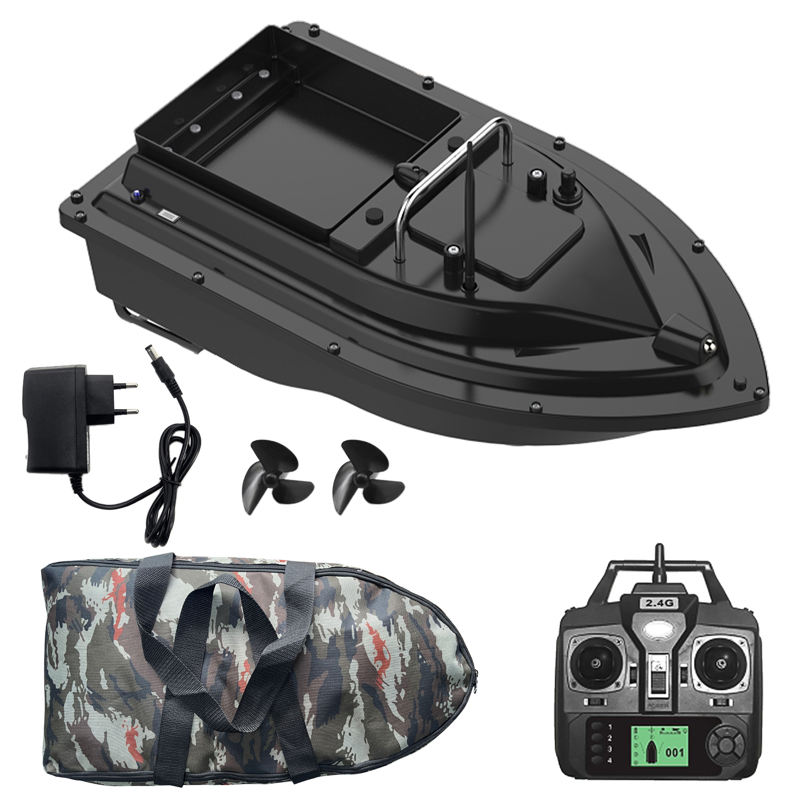 D16E GPS Fishing Bait Boat wit - Fishing Boat Gps ulasan dan harga