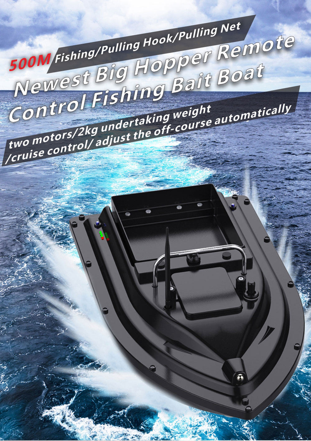 Bait Boat With GPS Positioning - Fishing Boat Gps ulasan dan harga