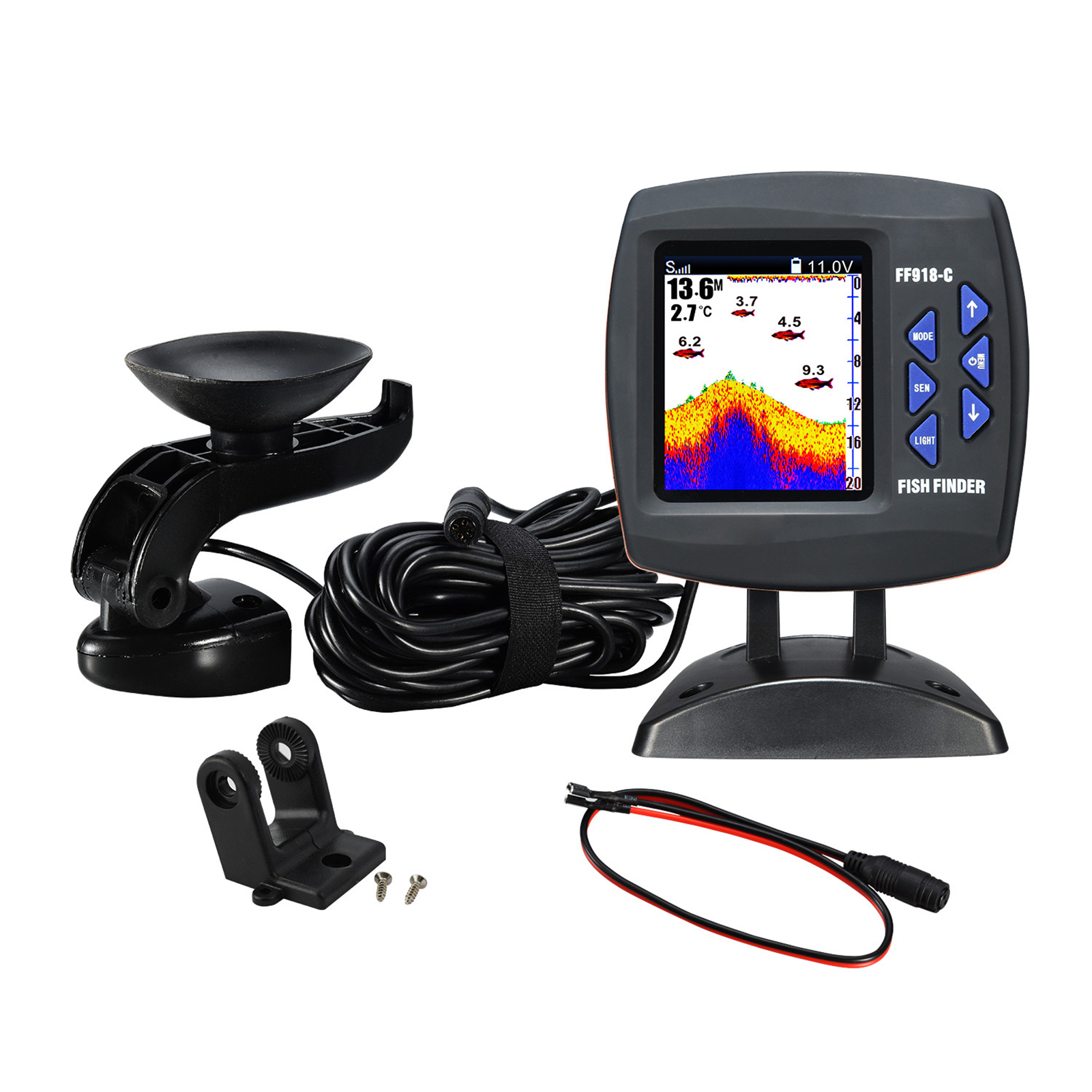 Portable Fish Finder Wireless  - Fishing Boat Depth Finder ulasan dan harga