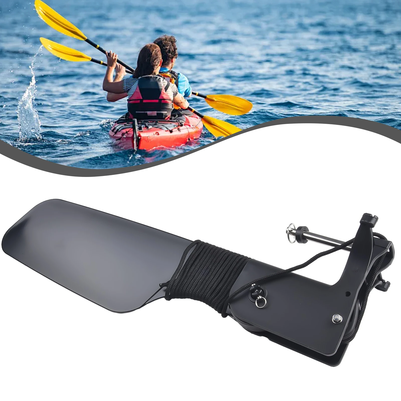 For Kayak Big Tail Rudder with - Fishing Boat Steering Wheel ulasan dan harga