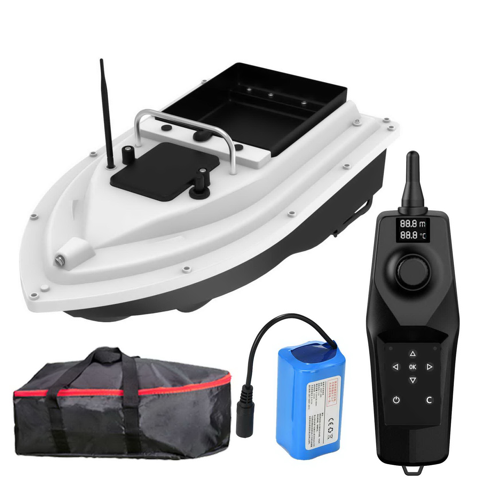 D36 RC Fishing Bait Boat with  - Fishing Boat Trailer ulasan dan harga