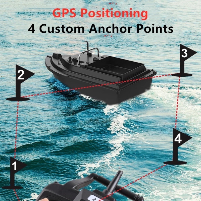 16 Point GPS Fishing Bait Boat - Fishing Boat Gps ulasan dan harga
