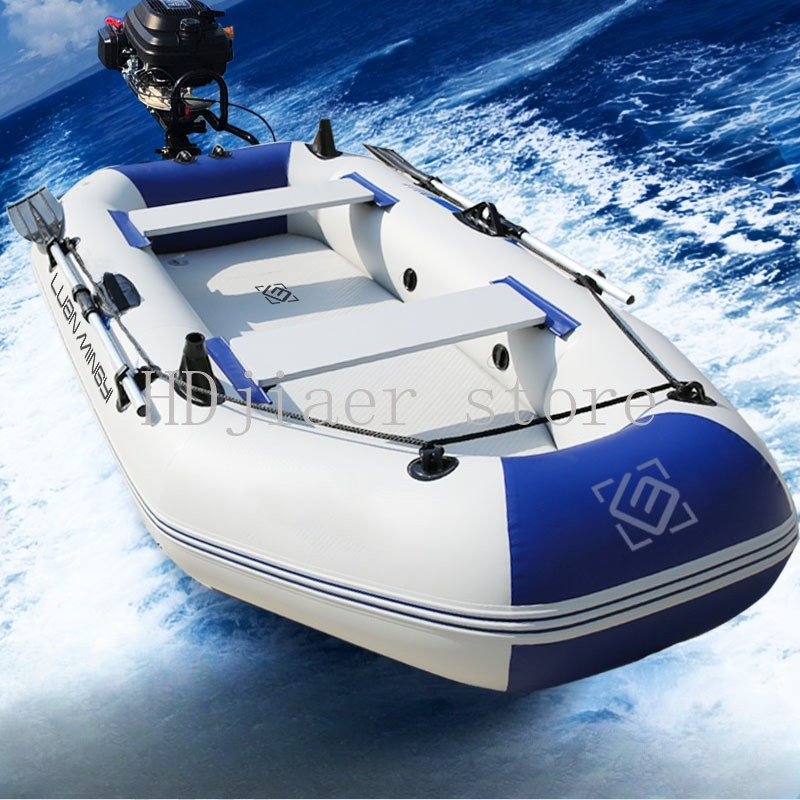 Inflatable Boat with Hard Bott - Fishing Boat Trailer ulasan dan harga