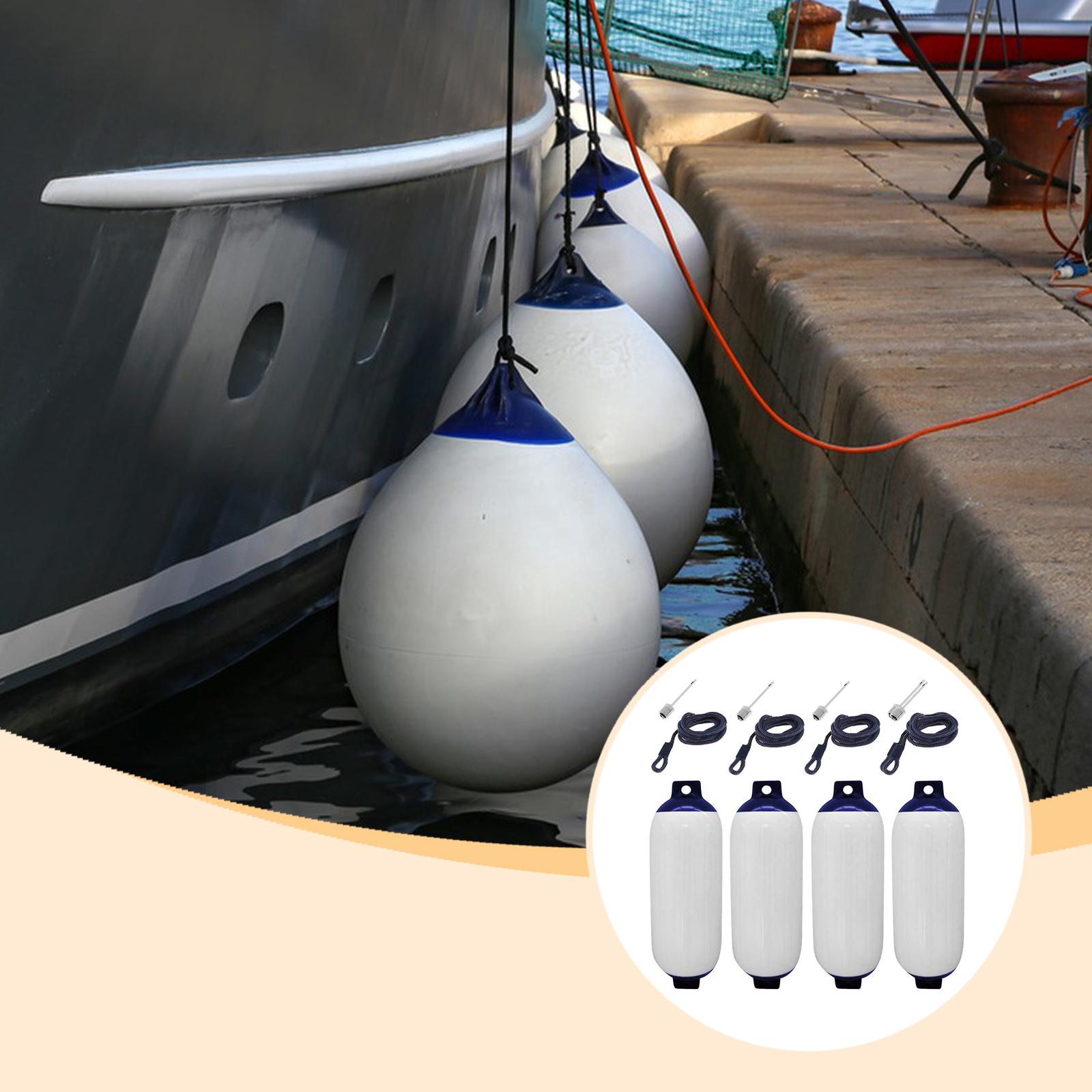 4Pcs Boat Fenders, Boat Access - Fishing Boat Inflatable ulasan dan harga