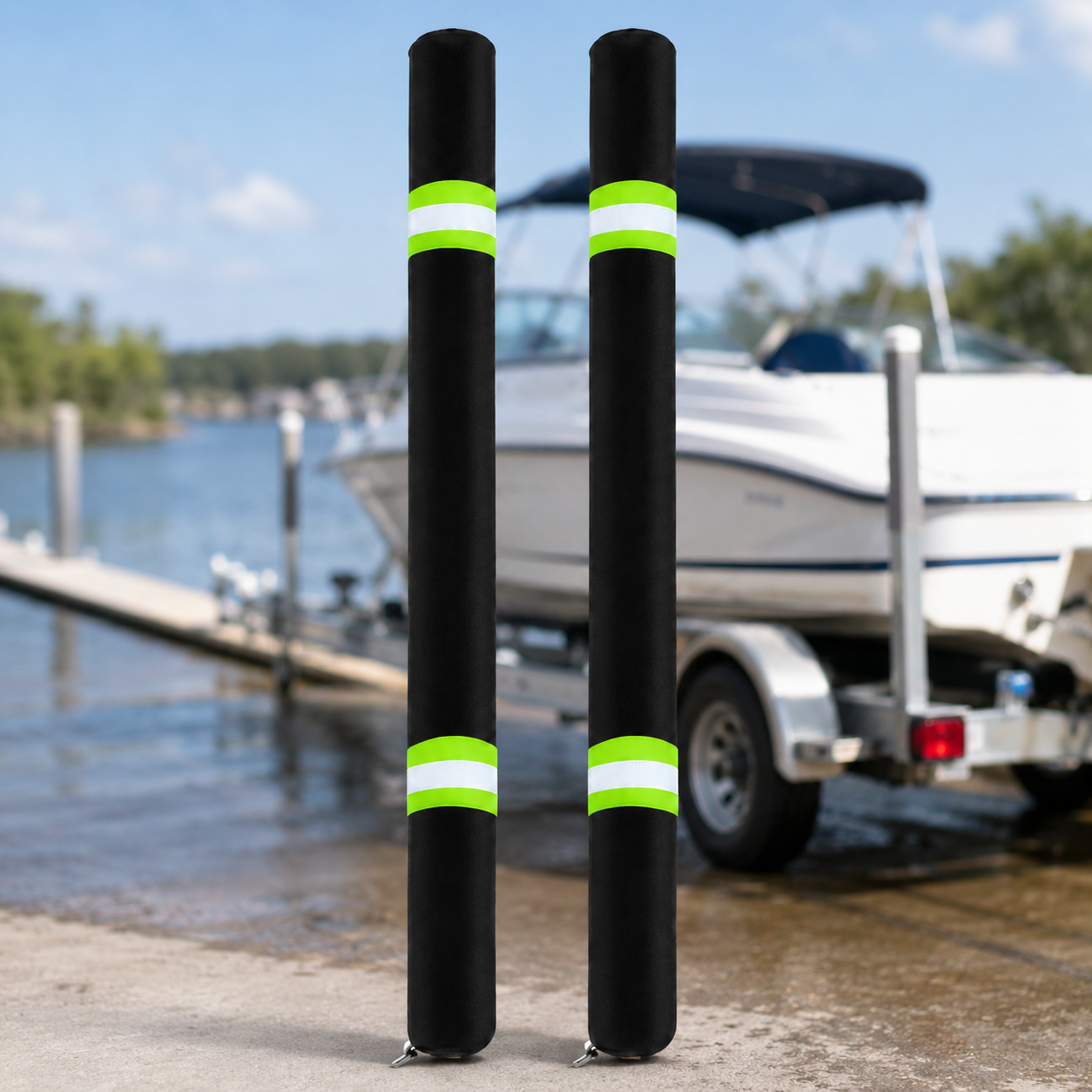2Pcs Boat Trailer Guide Pole C - Fishing Boat Trailer ulasan dan harga